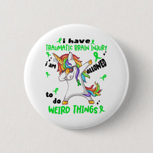 Traumatic Brain Injury Injury Awareness Ribbon Sup Button