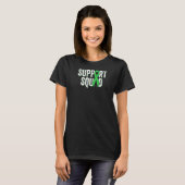 Traumatic Brain Injury Support Squad Green Awarene T-Shirt (Vorne ganz)
