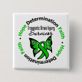 Traumatic Brain Injury v2 Button (Vorderseite)