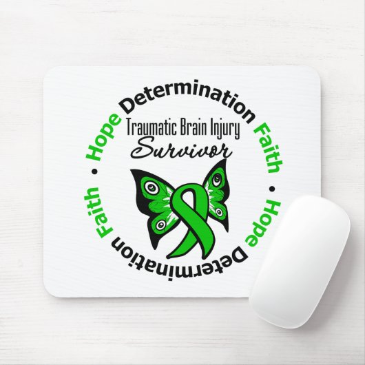 Traumatic Brain Injury v2 Mousepad (Mit Mouse)