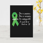 Traumatic Brain Injury Warrior TBI Awareness Gesch Karte (Gelbe Blume)