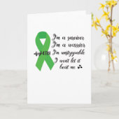 Traumatic Brain Injury Warrior TBI Awareness Gesch Karte (Gelbe Blume)