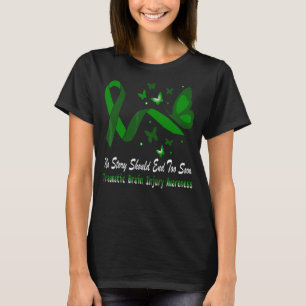 Traumatischer Gehirnverletzung Butterfly-Unterstüt T-Shirt