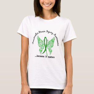 Traumatischer Hirnverletzung-Schmetterling 6,1 T-Shirt