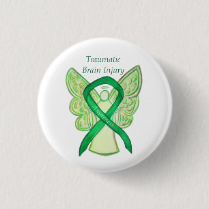 Traumatisches Gehirnverletzung (TBI) Button zur Be