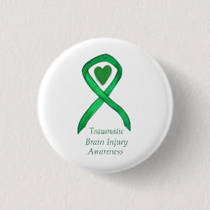 Traumatisches Gehirnverletzung (TBI) Button zur Be