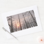 Traumaufkleber für die Winternacht Rechteckiger Aufkleber (Umschlag)