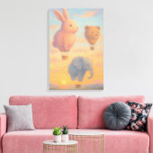 Traumballons bei Sonnenaufgang Leinwanddruck (Insitu (Wohnzimmer))