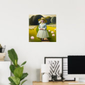 Traumbereich - Leinwand Art Print Poster (Heimbüro)