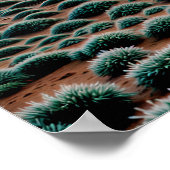 Traumbild der Wolken und Einsamkeit Poster (Ecke)