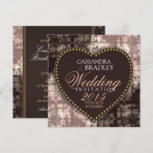 Traumbläschen Schokolade Hochzeitseinladungen Einladung (Vorne/Hinten)