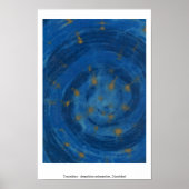 Traumblau Poster (Vorne)