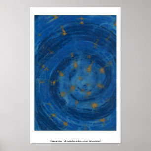 Traumblau Poster