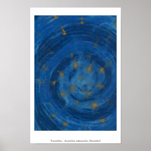 Traumblau Poster (Vorne)