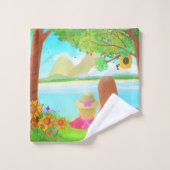 Traumblick Badetücher Badhandtuch Set (Waschlappen)