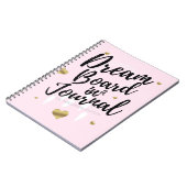 Traumbrett in einer Zeitschrift Notizblock (Linke Seite)