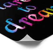 Traumdruck wagen poster (Ecke)