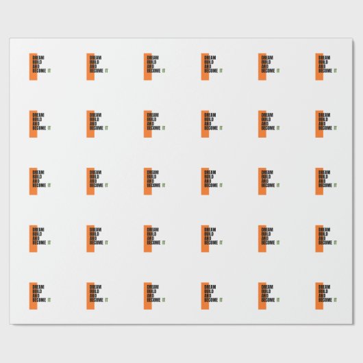 Träume. Bauen. Werden. – Inspirierendes Wachstum & Geschenkpapier (Saum)