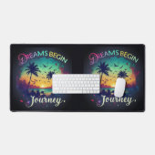 Träume Begin Journey Schreibtischunterlage (Tastatur & Maus)