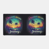 Träume Begin Journey Schreibtischunterlage (Vorderseite)