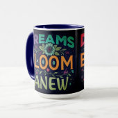 Träume Beginnen einer neuen Tasse (Vorderseite Links)
