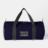 Träume Beginnen Reise Print Cut Nähtasche Duffle Bag (Rückseite)
