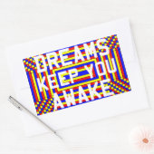 Träume behalten Sie, Aufkleber aufzuwachen (Umschlag)