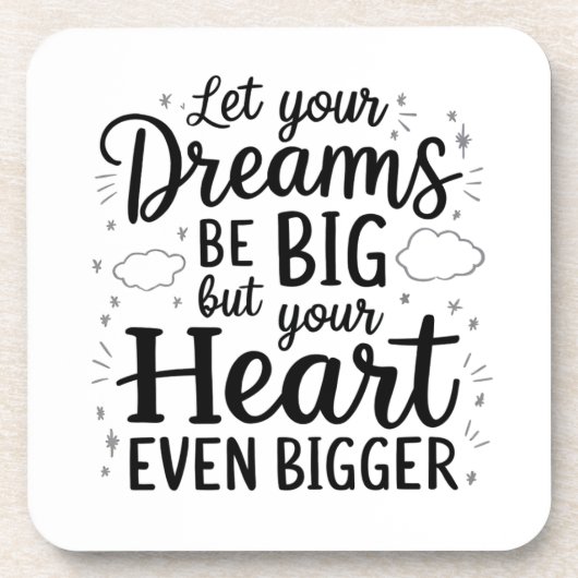 Träume Big Untersetzer (Vorderseite)