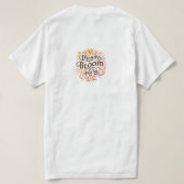 Träume blühen hier T-Shirt (Design Rückseite)
