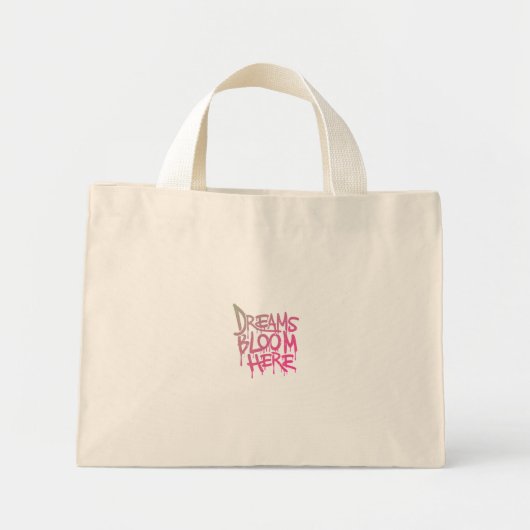 Träume blühen hier Tote Tasche (Vorne)