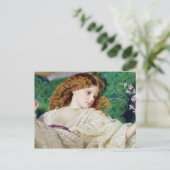 Träume, c.1861 (w/c, Körperfarbe und Kaugummi über Postkarte (Stehend Vorderseite)