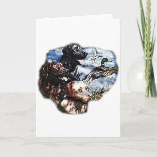 Träume der Entenjagd Karte (Vorderseite)