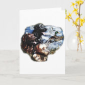 Träume der Entenjagd Karte (Gelbe Blume)