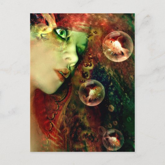 Träume der Tiefe Postkarte (Vorderseite)