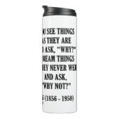 Träume Dinge, die sie nie Gefragt wurden, warum ni Thermosbecher (Nach rechts gedreht)