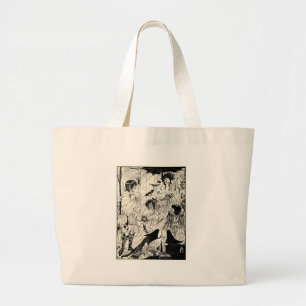 Träume durch Aubrey Beardsley Jumbo Stoffbeutel