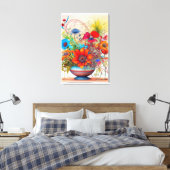 Träume durch den Stoff der Morgendämmerung Leinwanddruck (Insitu (Schlafzimmer))