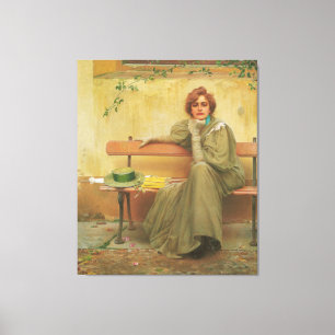 Träume durch Vittorio Matteo Corcos 1896 Leinwanddruck