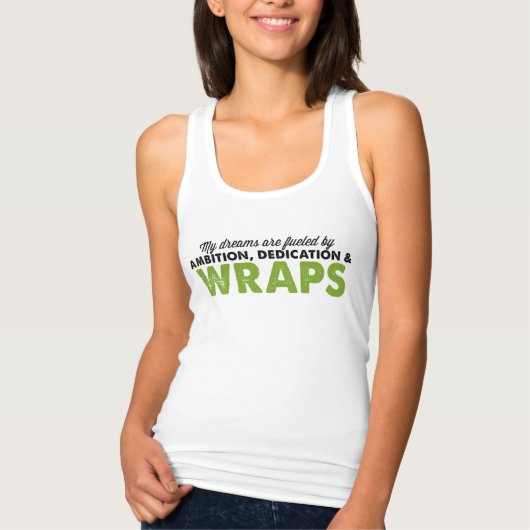 Träume durch Wraps-Tank angeheizt Tank Top (Vorderseite)