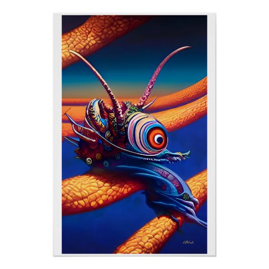 Träume einer bohemischen Nacktschnecke Poster (Vorderseite)