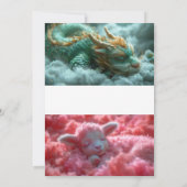 Träume einer Winternacht: Einladung unter Hochzeit (Rückseite)