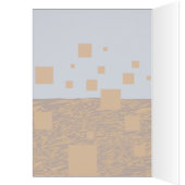 Träume entfalten Orange Floating Blocks Squares (Innen (Links))