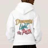 Träume entzünden den Weg Hoodie (Rückseite)