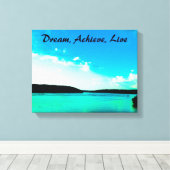 Träume, Errungenschaften, lebenslange Leinwand (Insitu (Holzboden))