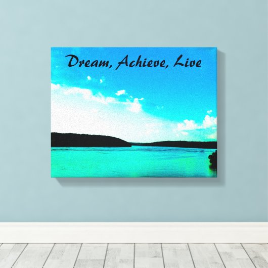 Träume, Errungenschaften, lebenslange Leinwand (Insitu (Holzboden))