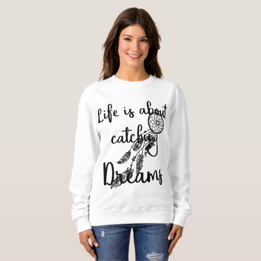 Träume erwecken sweatshirt (Vorne ganz)