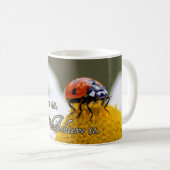 Träume es! Glauben Sie es. Erreichen Sie es. Kaffeetasse (VorderseiteRechts)