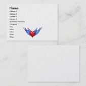 Träume flammen visitenkarte (Vorne/Hinten)