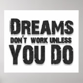 Träume funktionieren nicht poster (Vorne)