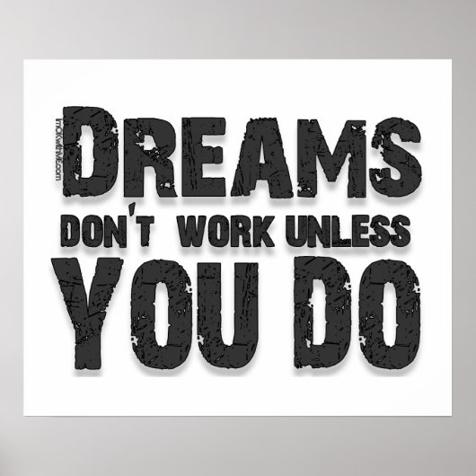 Träume funktionieren nicht poster (Vorne)